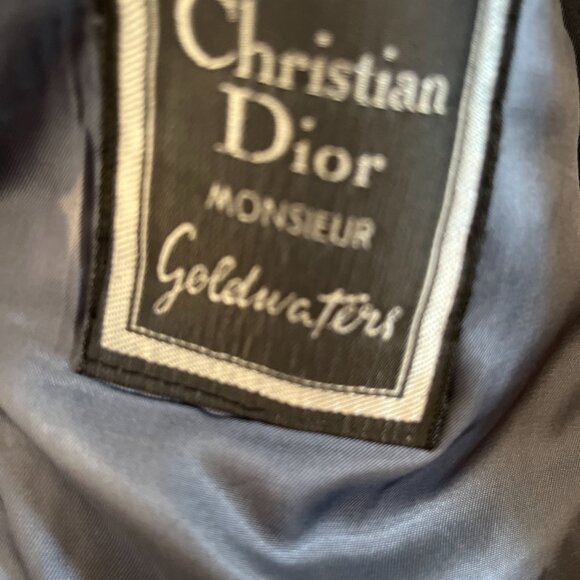 Vintage Christian Dior Monsieur 100% Virgin Wool Lined Plaid Suit Jacket - Picture 11 of 15